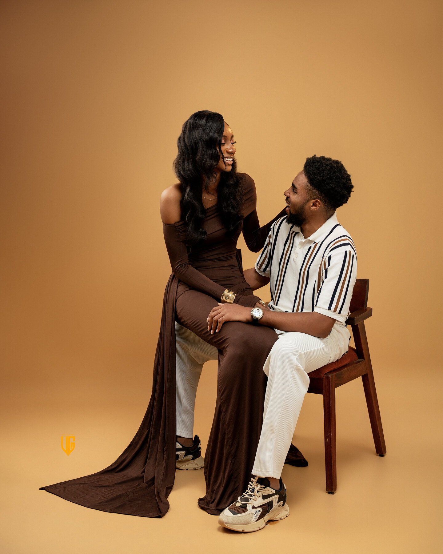 Ijeoma and Kenechi smiling together
